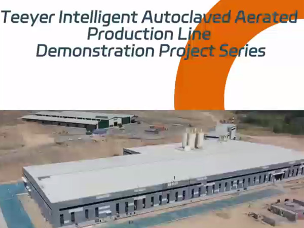 Интеллектуальная серия демонстрационных проектов Teeyer Intellent Autoclaved Aerated Production Line