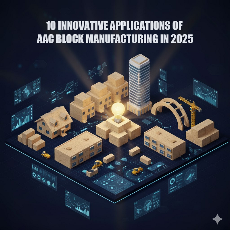 10 инновационных применений производства блоков AAC в 2025 году